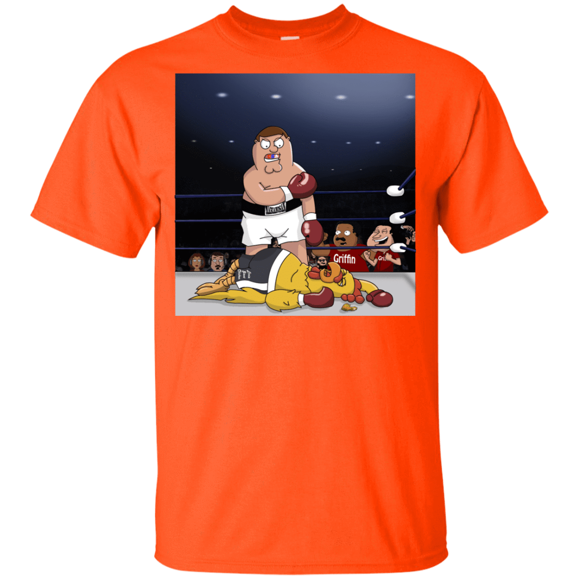 T-Shirts Orange / YXS Peter vs Giant Chicken Youth T-Shirt