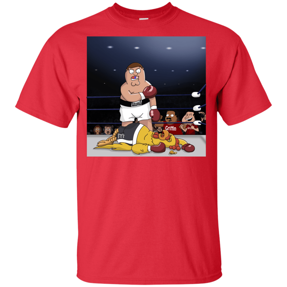 T-Shirts Red / YXS Peter vs Giant Chicken Youth T-Shirt