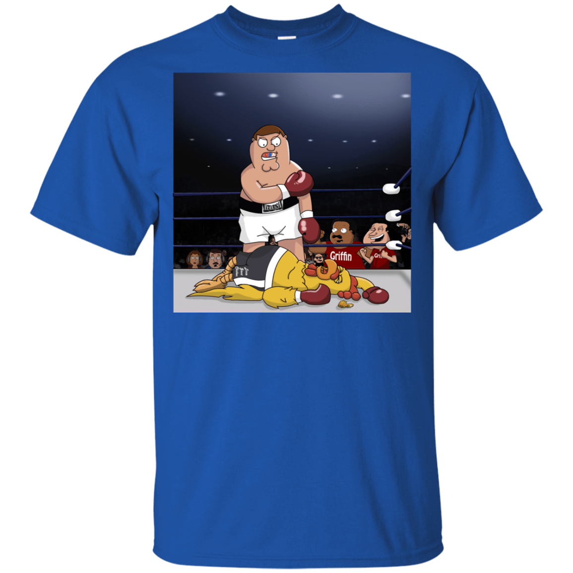 T-Shirts Royal / YXS Peter vs Giant Chicken Youth T-Shirt