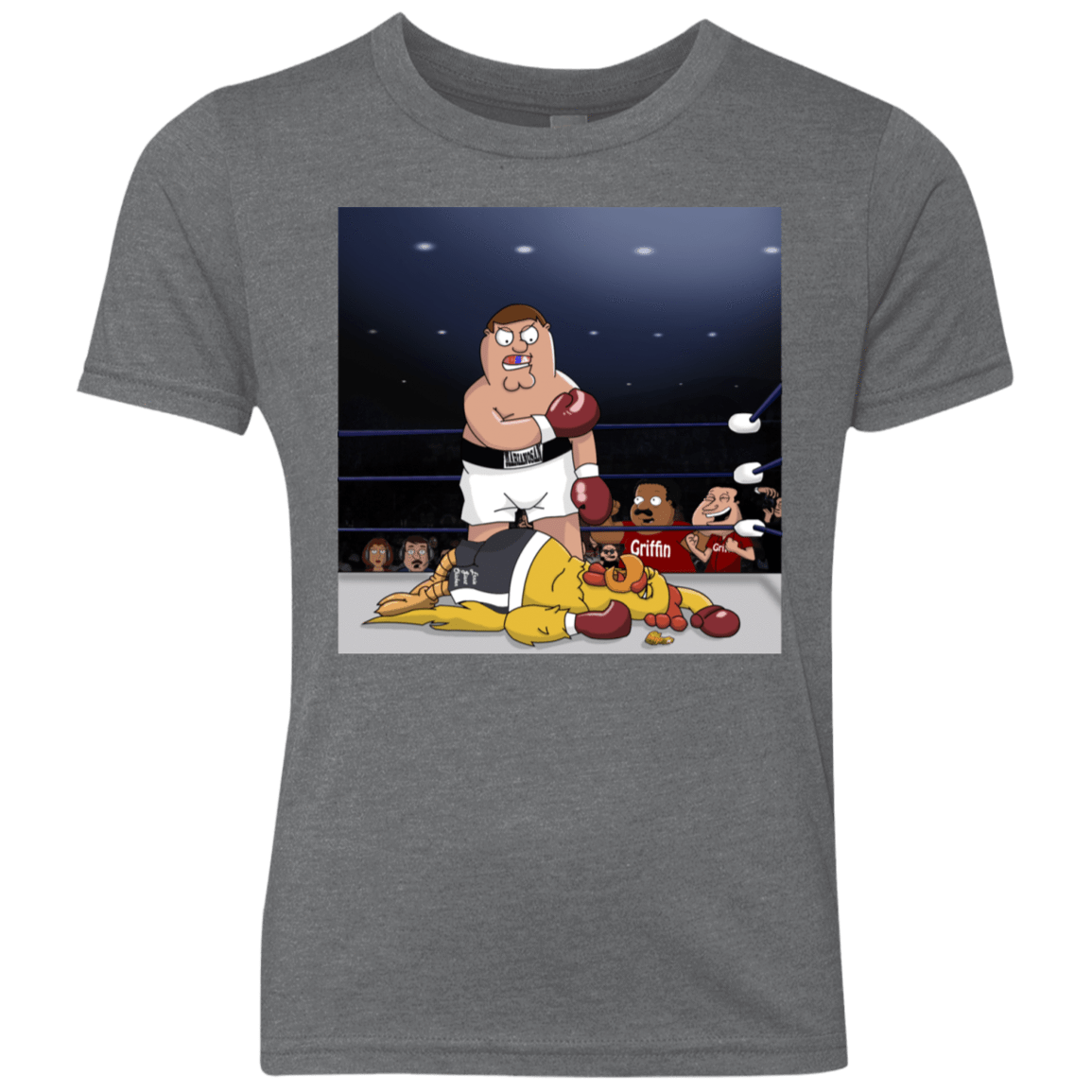 T-Shirts Premium Heather / YXS Peter vs Giant Chicken Youth Triblend T-Shirt