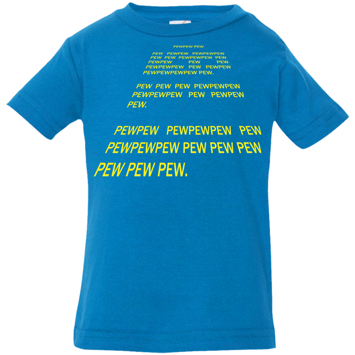 T-Shirts Cobalt / 6 Months Pew Pew Pew Infant Premium T-Shirt
