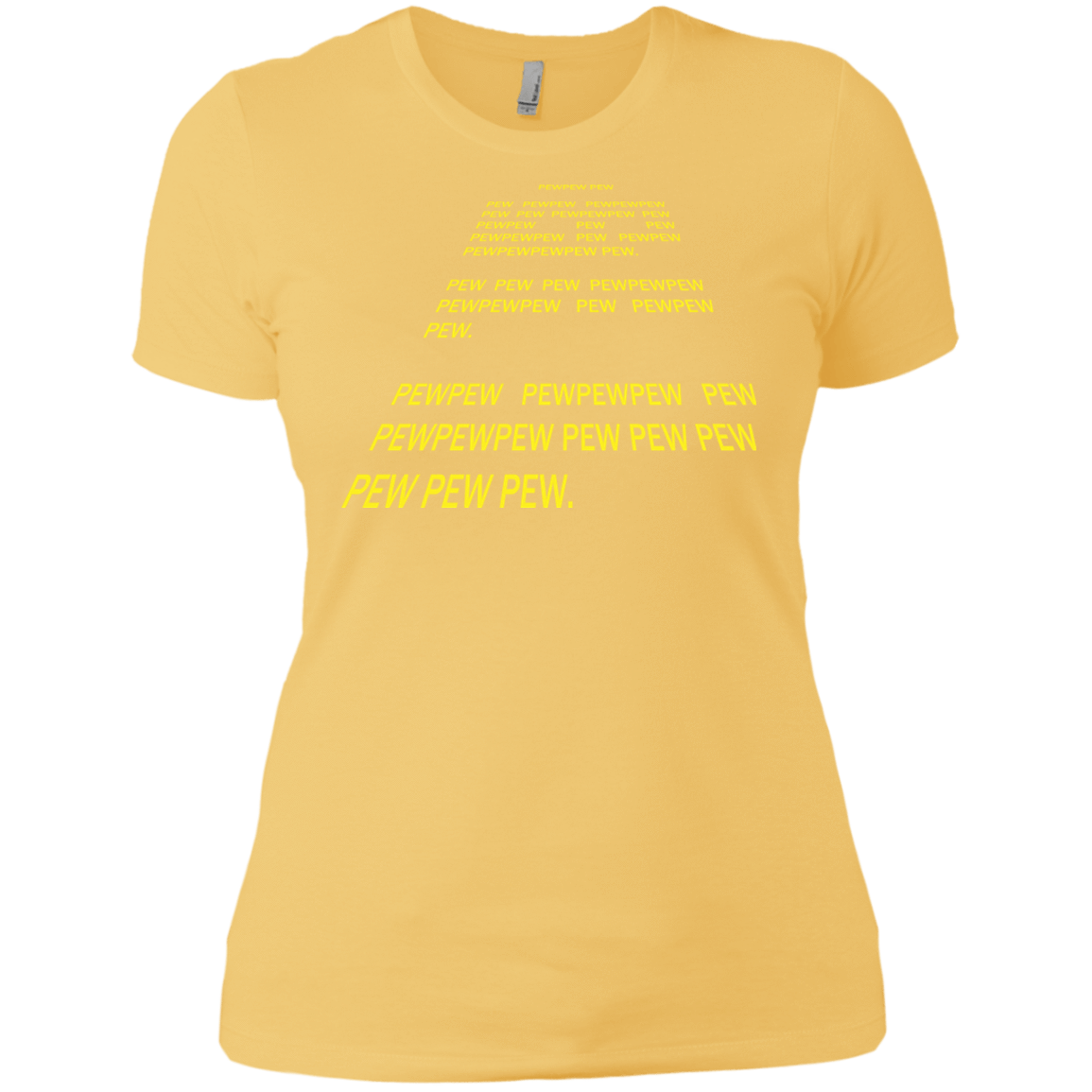 T-Shirts Banana Cream/ / X-Small Pew Pew Pew Women's Premium T-Shirt