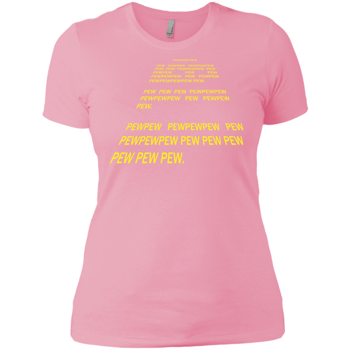 T-Shirts Light Pink / X-Small Pew Pew Pew Women's Premium T-Shirt