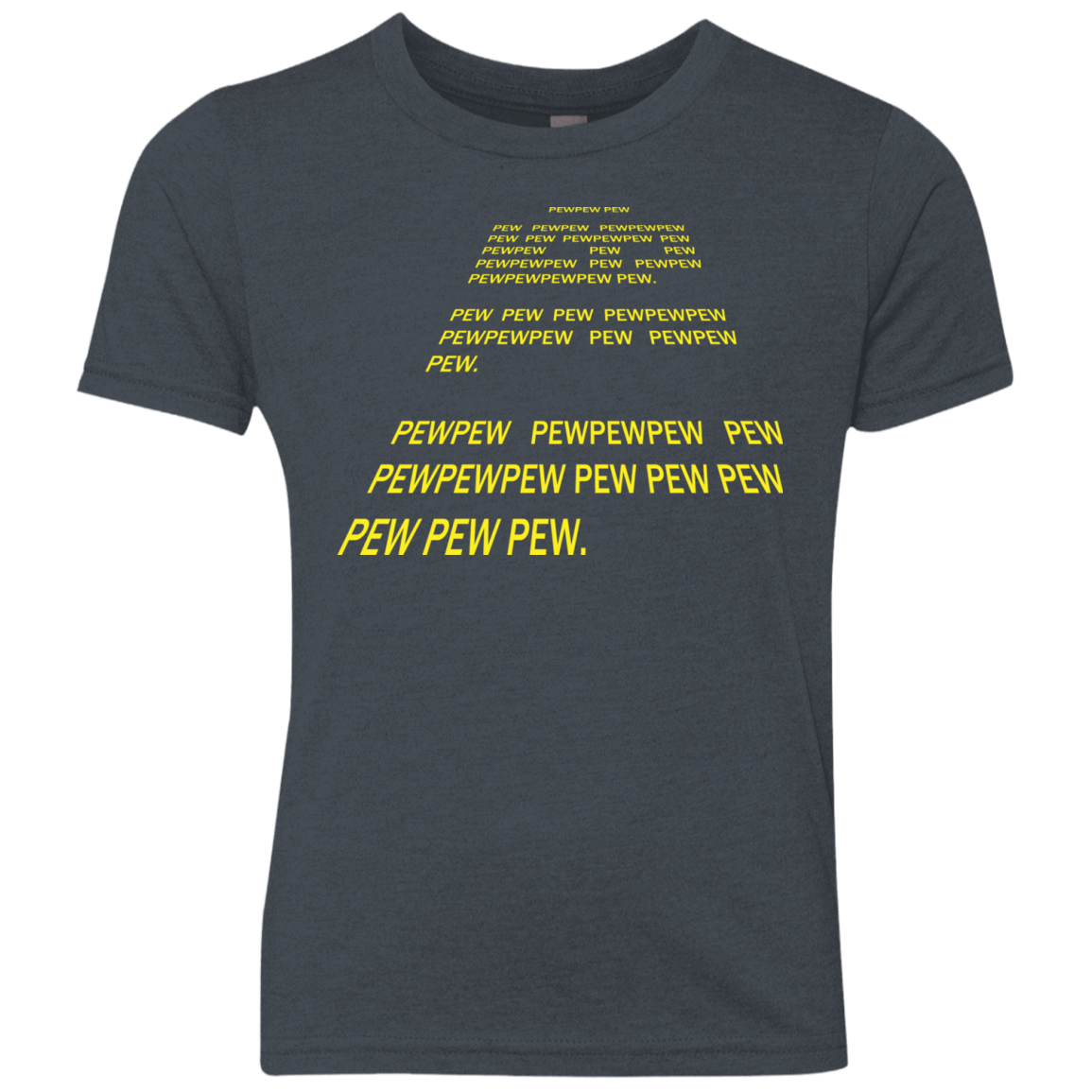 T-Shirts Vintage Navy / YXS Pew Pew Pew Youth Triblend T-Shirt