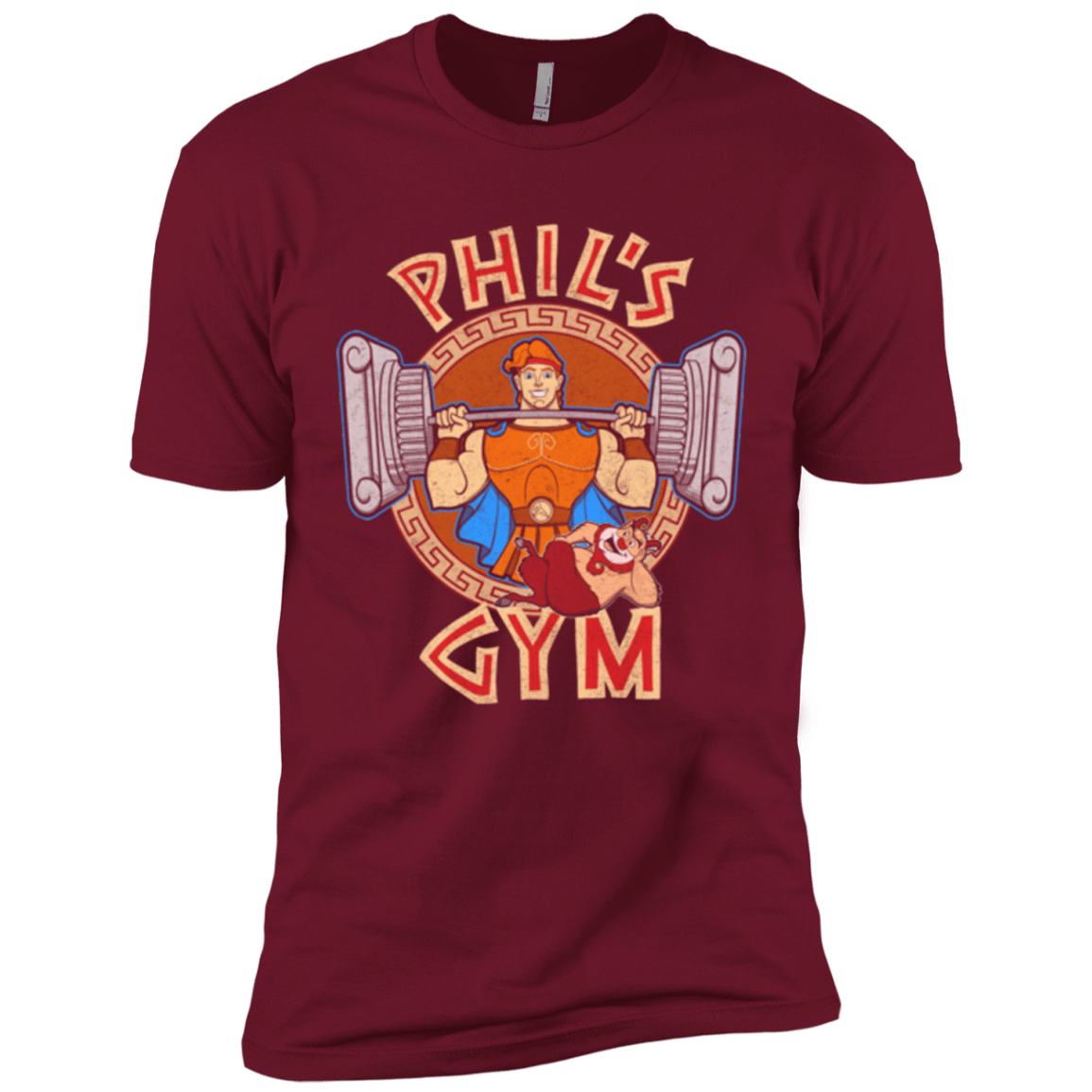 T-Shirts Cardinal / X-Small Phil's Gym Men's Premium T-Shirt
