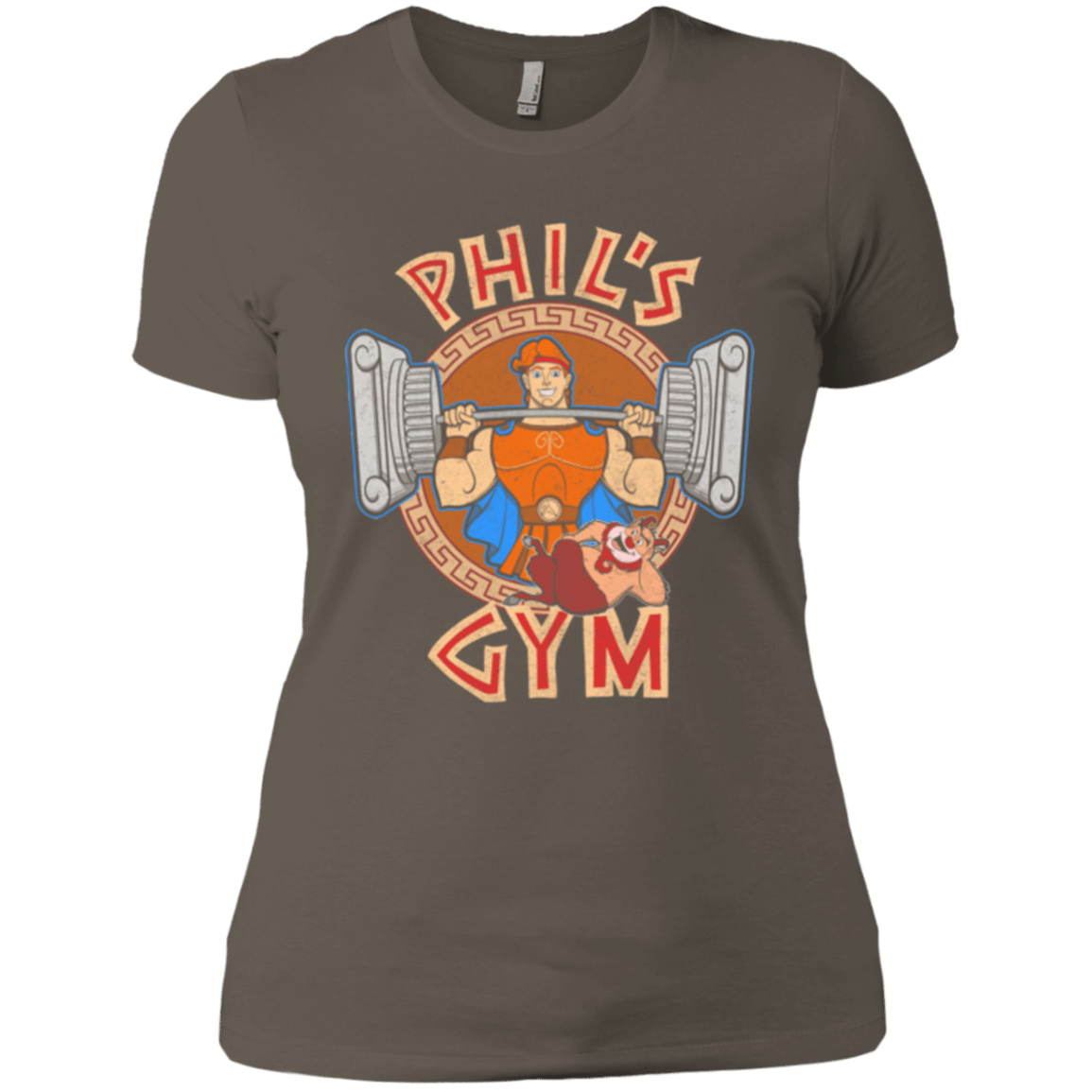 T-Shirts Warm Grey / X-Small Phil's Gym Women's Premium T-Shirt