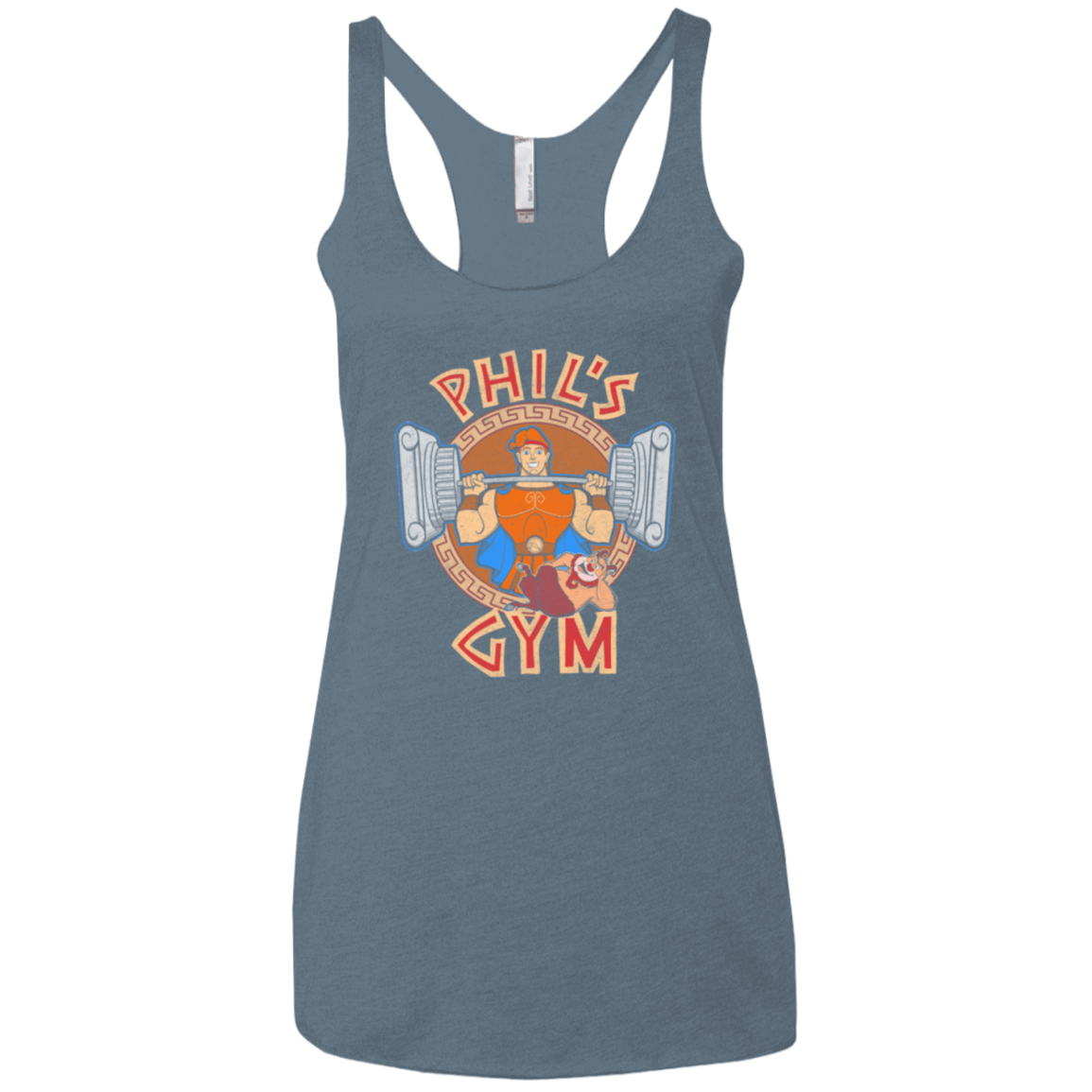 T-Shirts Indigo / X-Small Phil's Gym Women's Triblend Racerback Tank