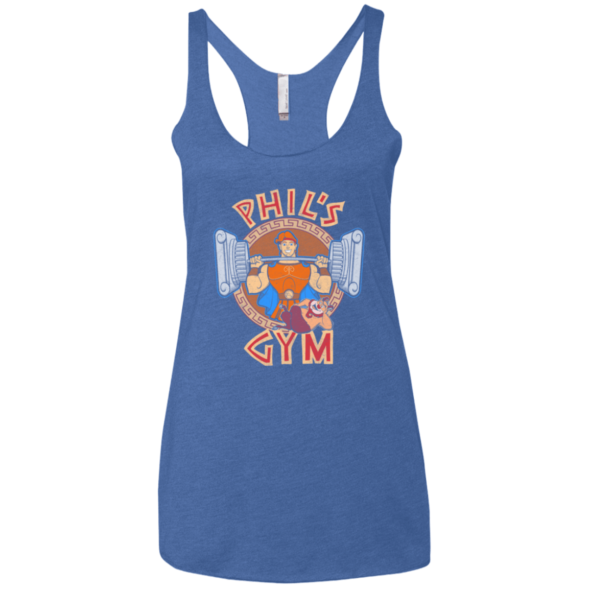 T-Shirts Vintage Royal / X-Small Phil's Gym Women's Triblend Racerback Tank