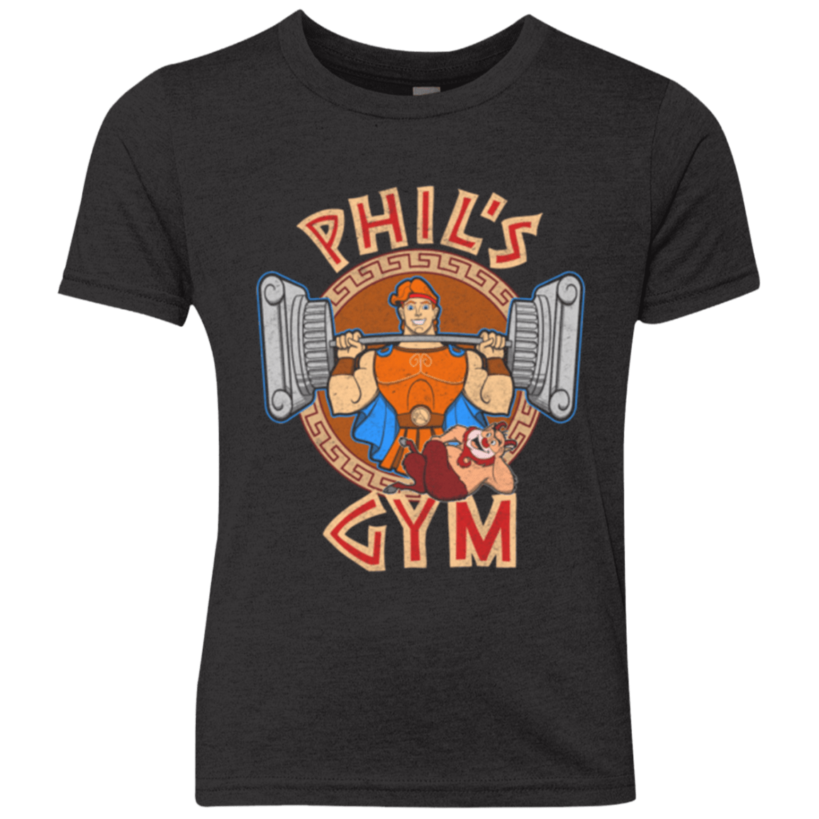 T-Shirts Vintage Black / YXS Phil's Gym Youth Triblend T-Shirt