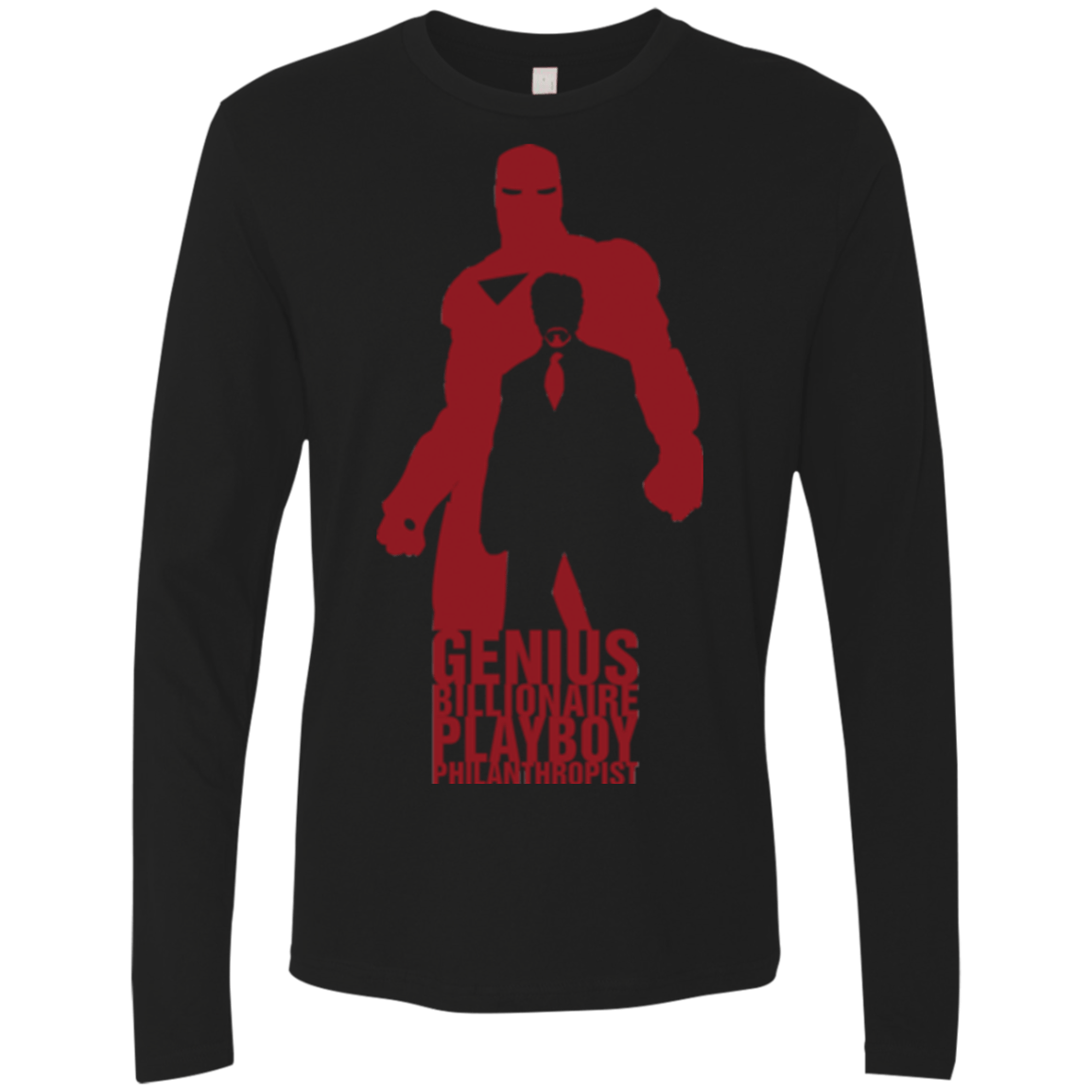 T-Shirts Black / Small Philanthropist Club Men's Premium Long Sleeve