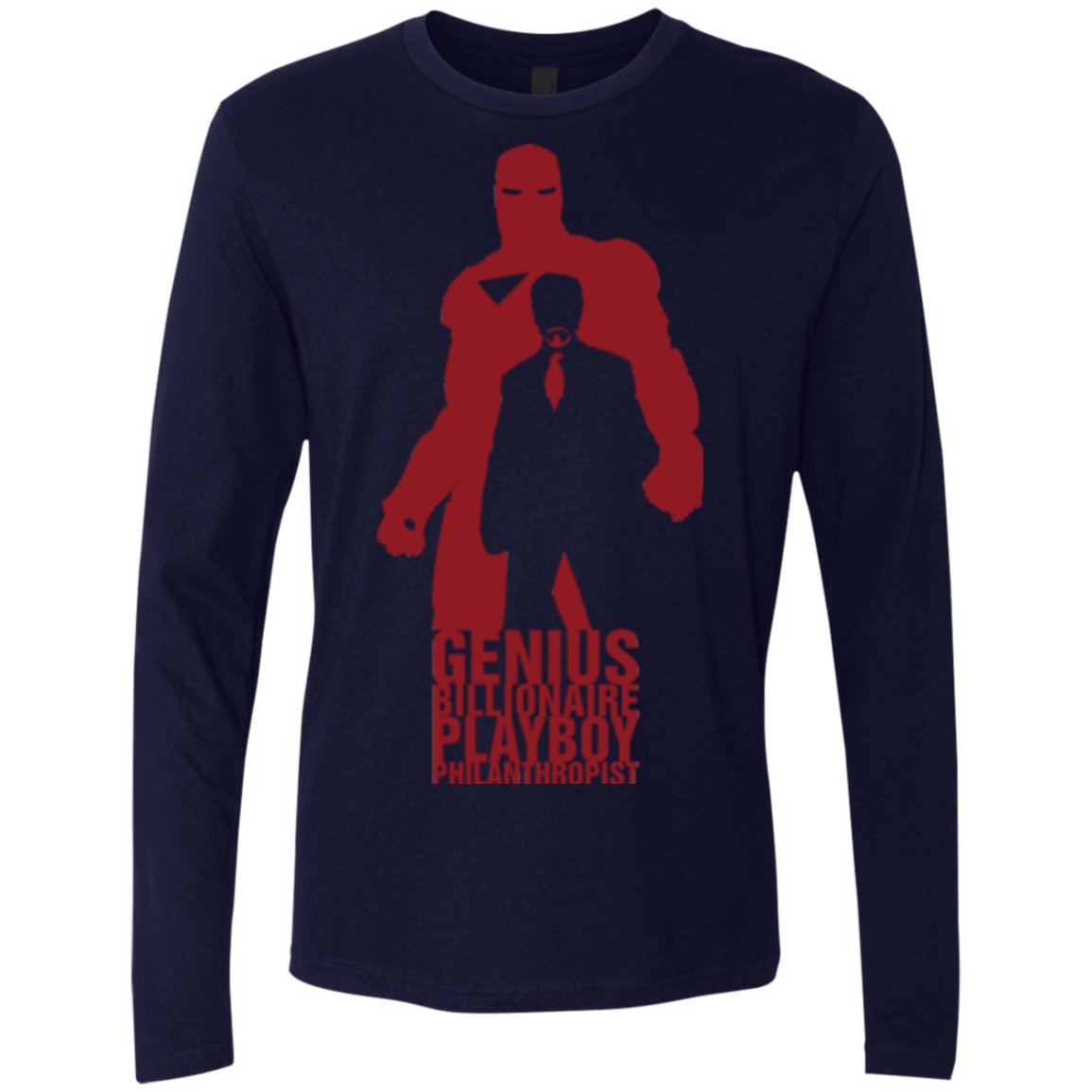 T-Shirts Midnight Navy / Small Philanthropist Club Men's Premium Long Sleeve