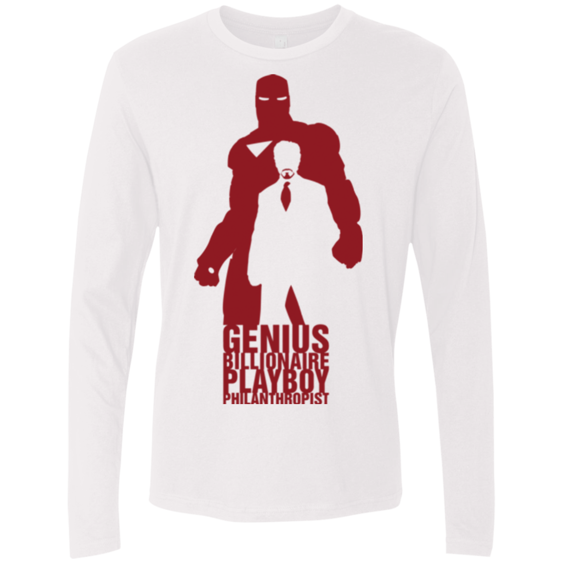 T-Shirts White / Small Philanthropist Club Men's Premium Long Sleeve