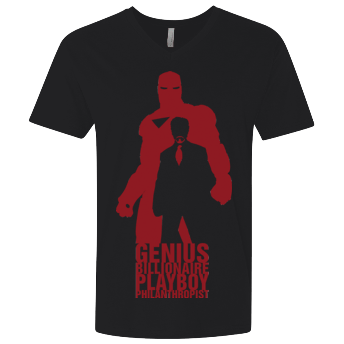 T-Shirts Black / X-Small Philanthropist Club Men's Premium V-Neck