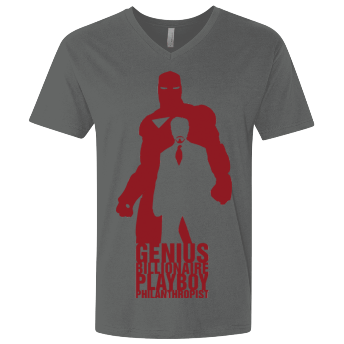 T-Shirts Heavy Metal / X-Small Philanthropist Club Men's Premium V-Neck