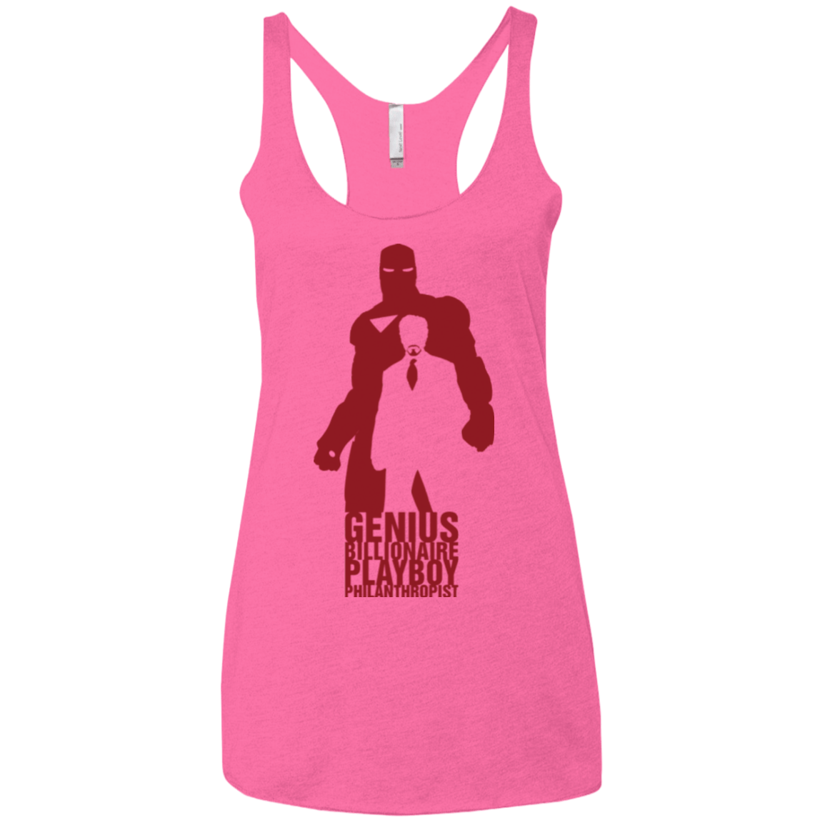 T-Shirts Vintage Pink / X-Small Philanthropist Club Women's Triblend Racerback Tank