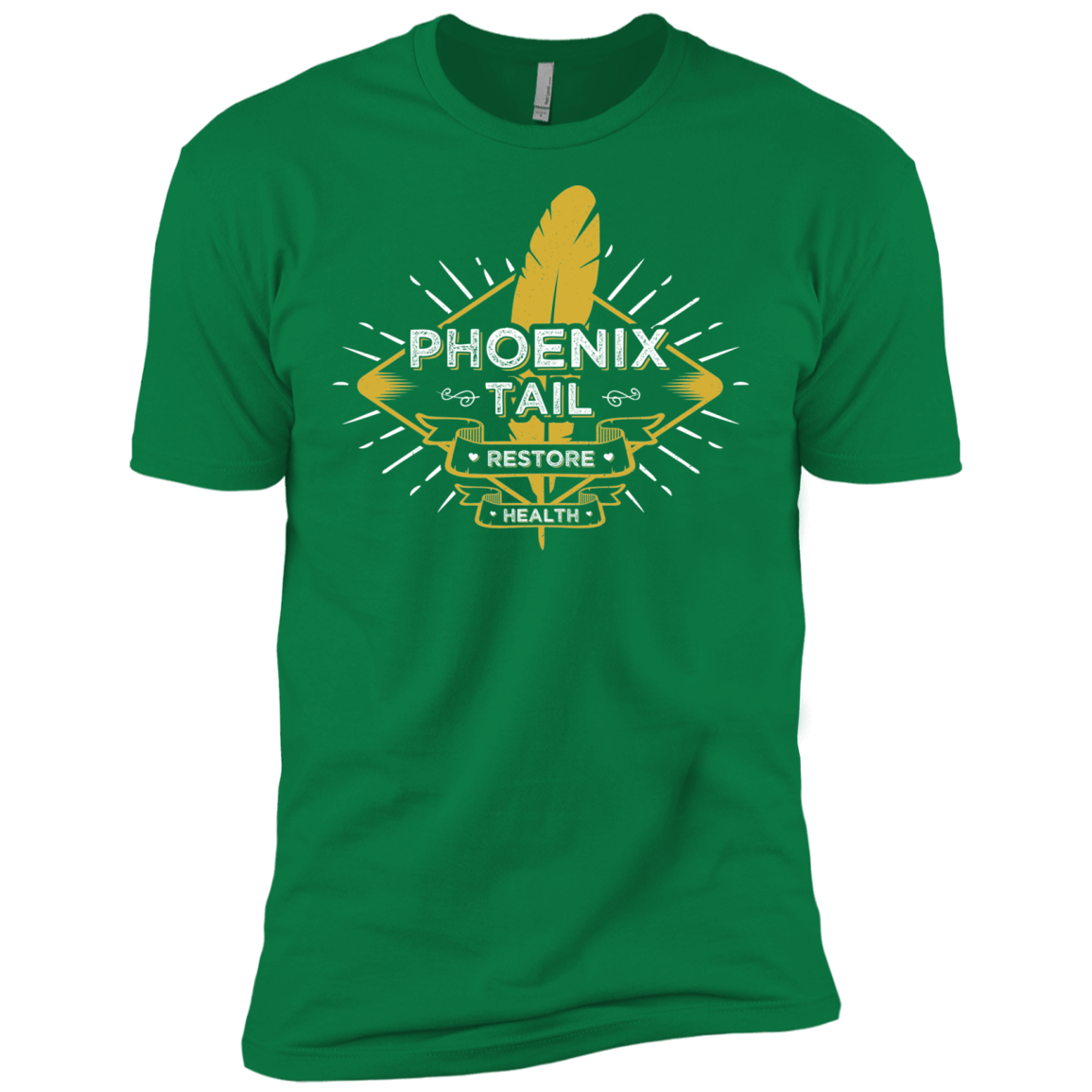 T-Shirts Kelly Green / X-Small Phoenix Tail Men's Premium T-Shirt