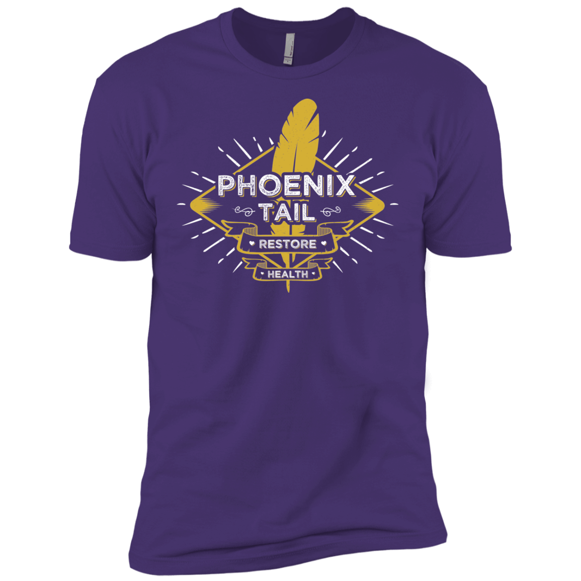 T-Shirts Purple / X-Small Phoenix Tail Men's Premium T-Shirt