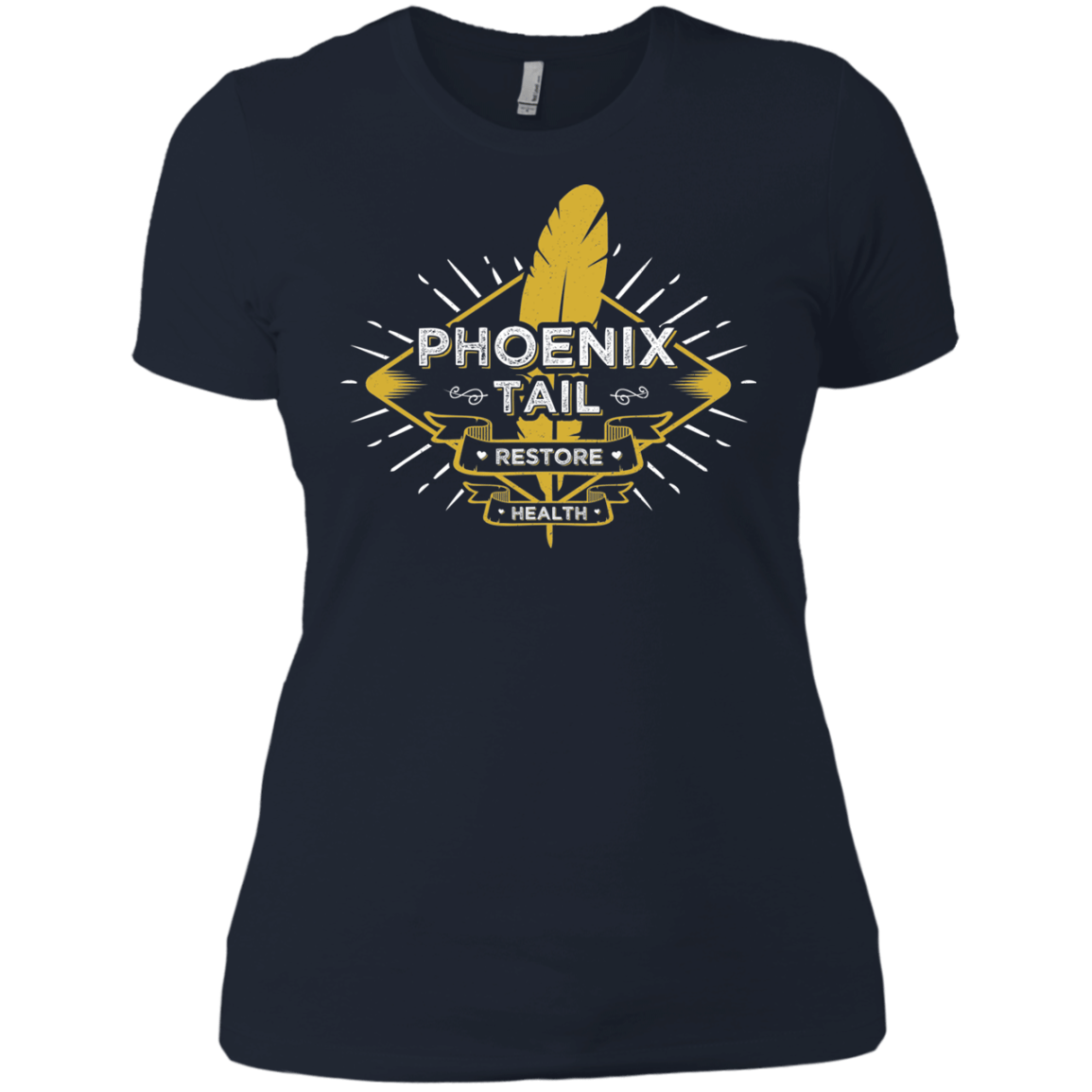 T-Shirts Midnight Navy / X-Small Phoenix Tail Women's Premium T-Shirt