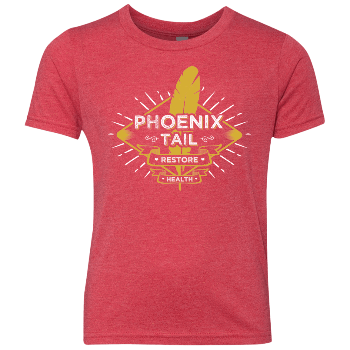 Phoenix Tail Youth Triblend T-Shirt