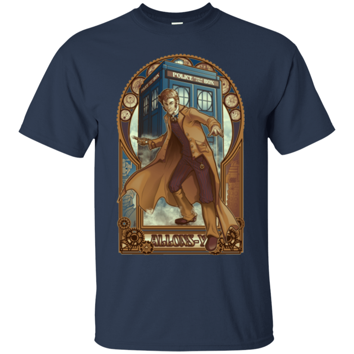 T-Shirts Navy / Small Physicker Whom T-Shirt