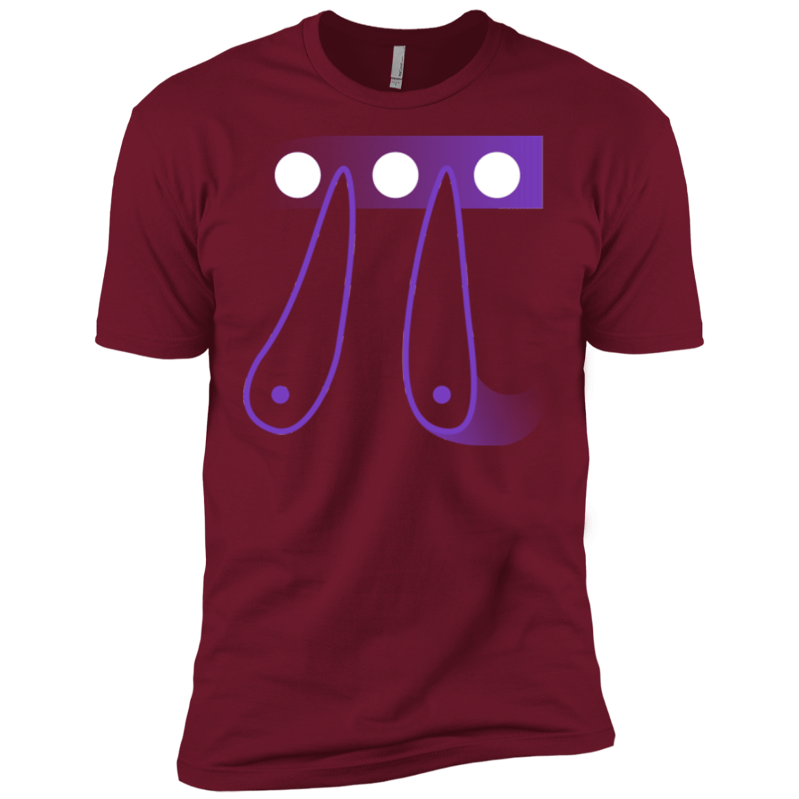 T-Shirts Cardinal / X-Small Pi Ball Men's Premium T-Shirt