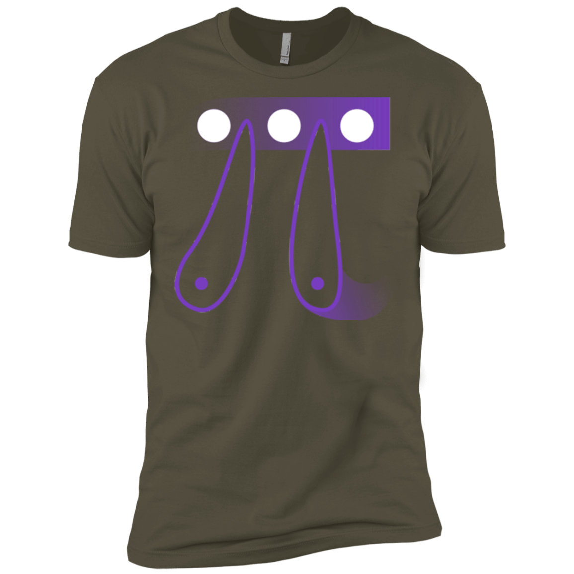 T-Shirts Military Green / X-Small Pi Ball Men's Premium T-Shirt