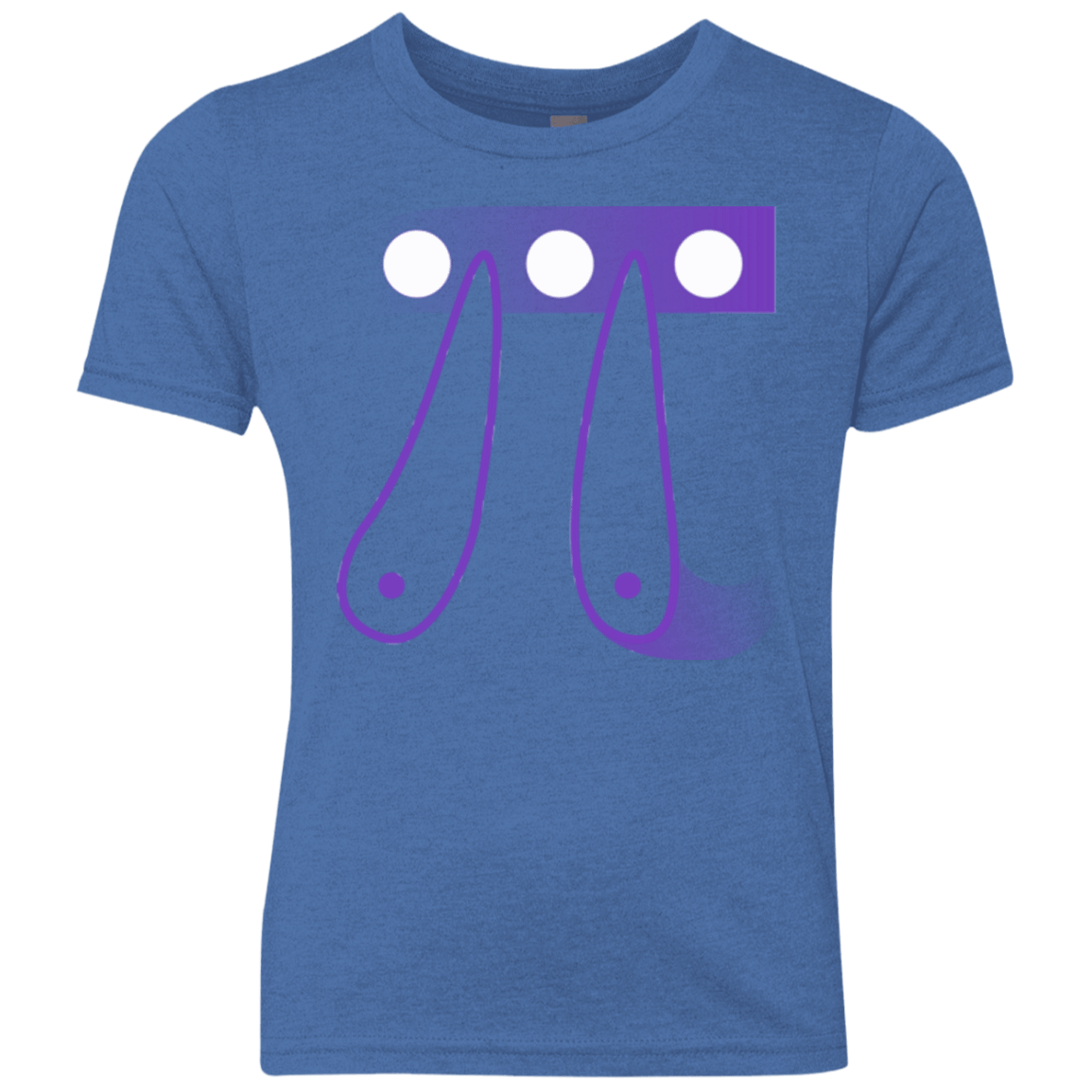 T-Shirts Vintage Royal / YXS Pi Ball Youth Triblend T-Shirt