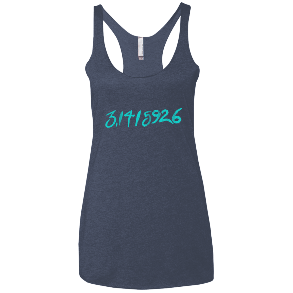 Pi Date Women's Triblend Racerback Tank