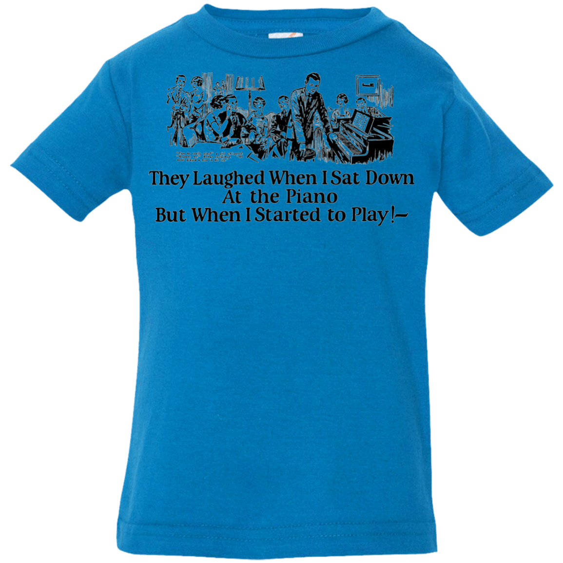 T-Shirts Cobalt / 6 Months Piano Infant Premium T-Shirt