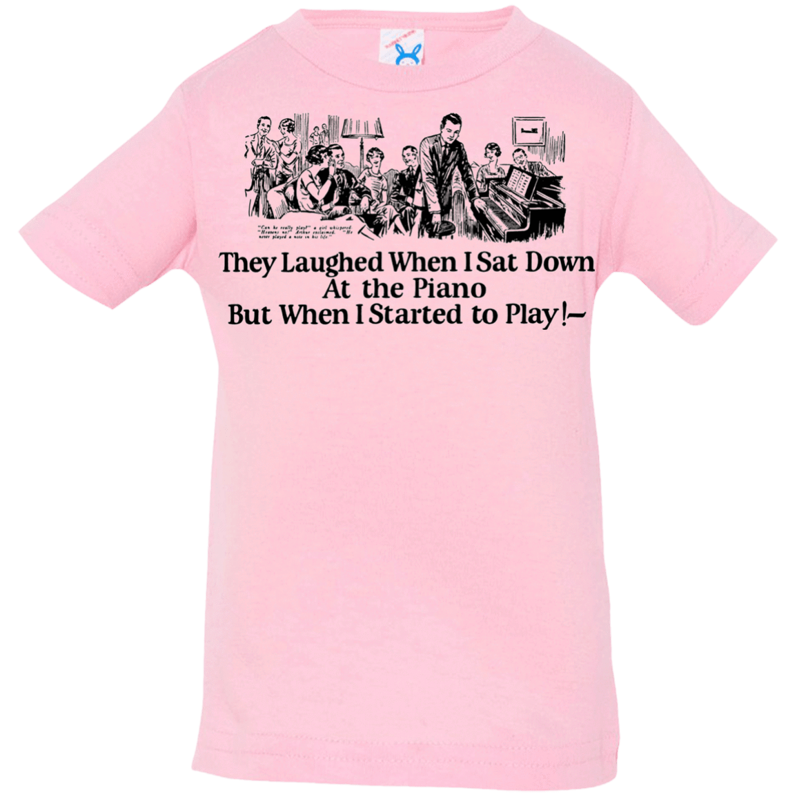 T-Shirts Pink / 6 Months Piano Infant Premium T-Shirt
