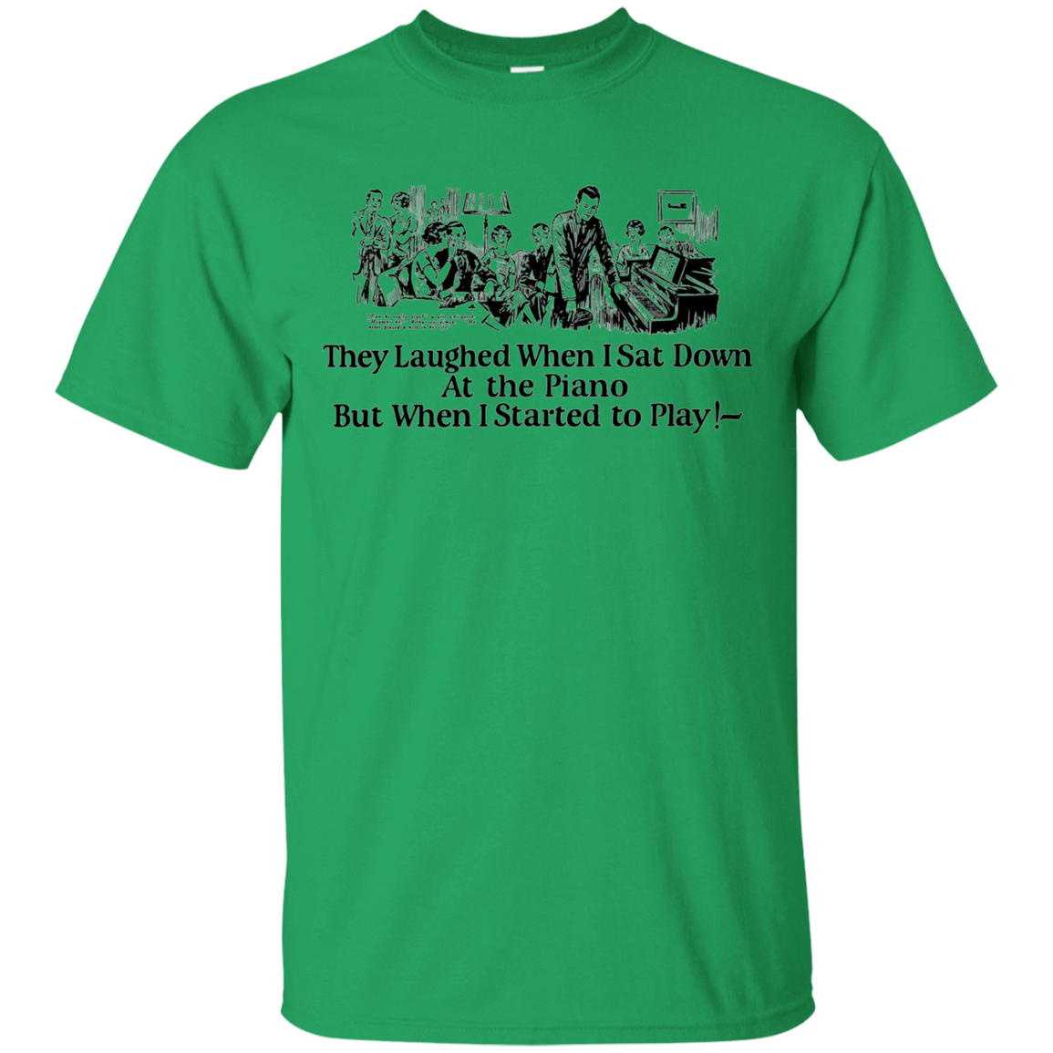 T-Shirts Irish Green / Small Piano T-Shirt