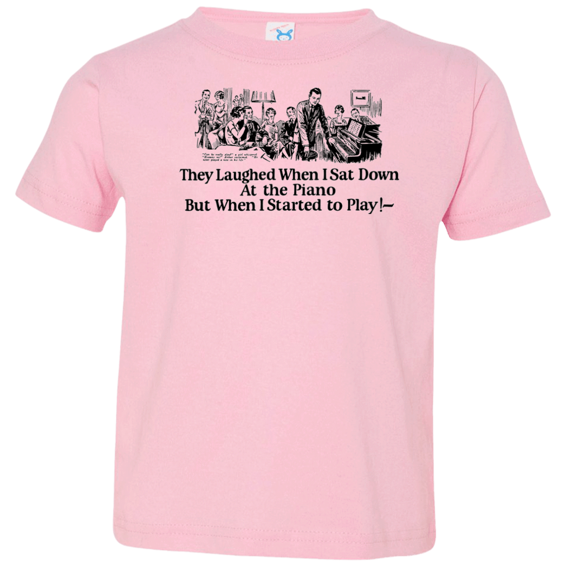 T-Shirts Pink / 2T Piano Toddler Premium T-Shirt