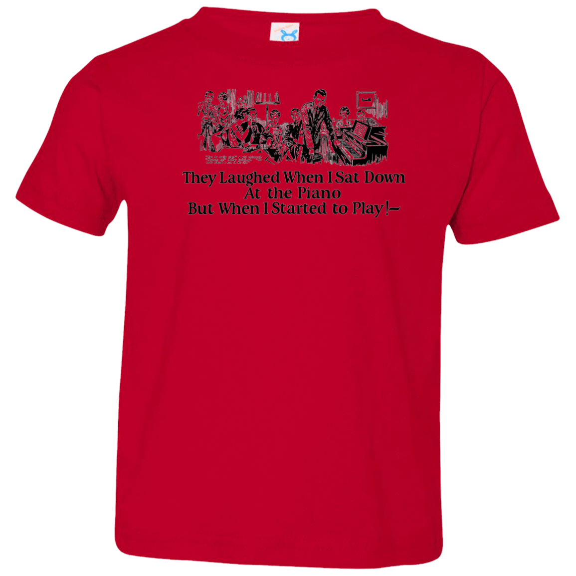T-Shirts Red / 2T Piano Toddler Premium T-Shirt