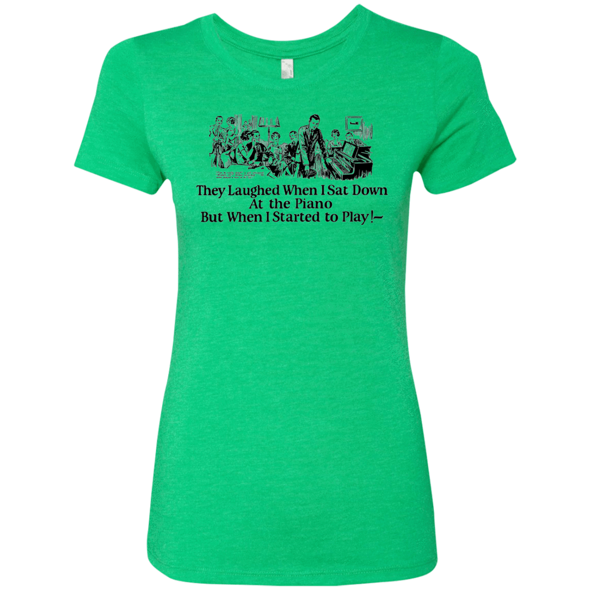 T-Shirts Envy / Small Piano Women's Triblend T-Shirt