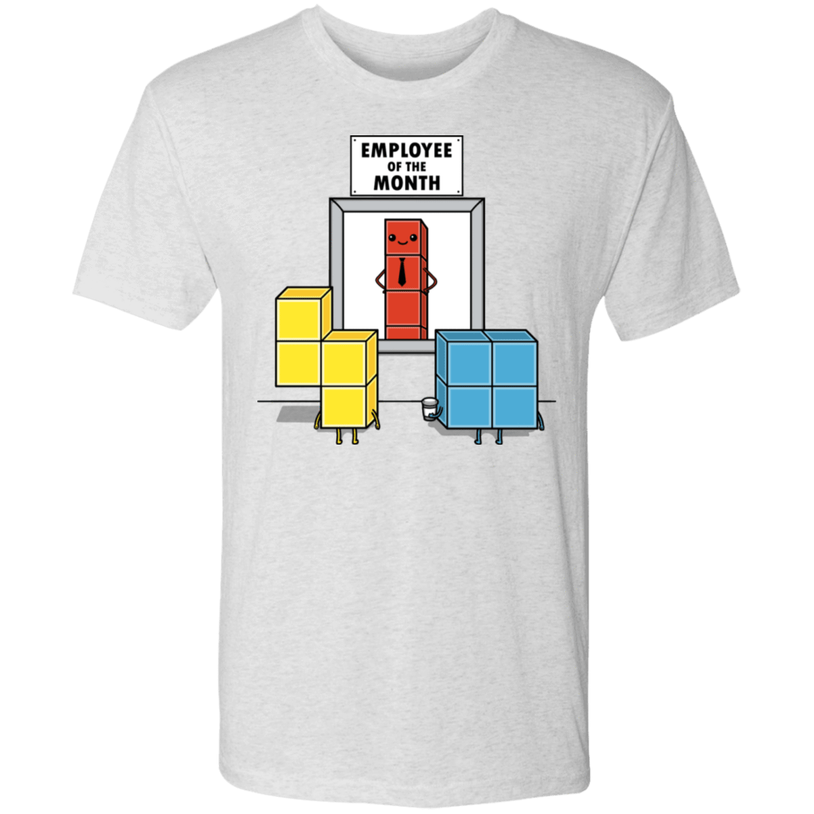 T-Shirts Heather White / S Piece Of The Month Men's Triblend T-Shirt