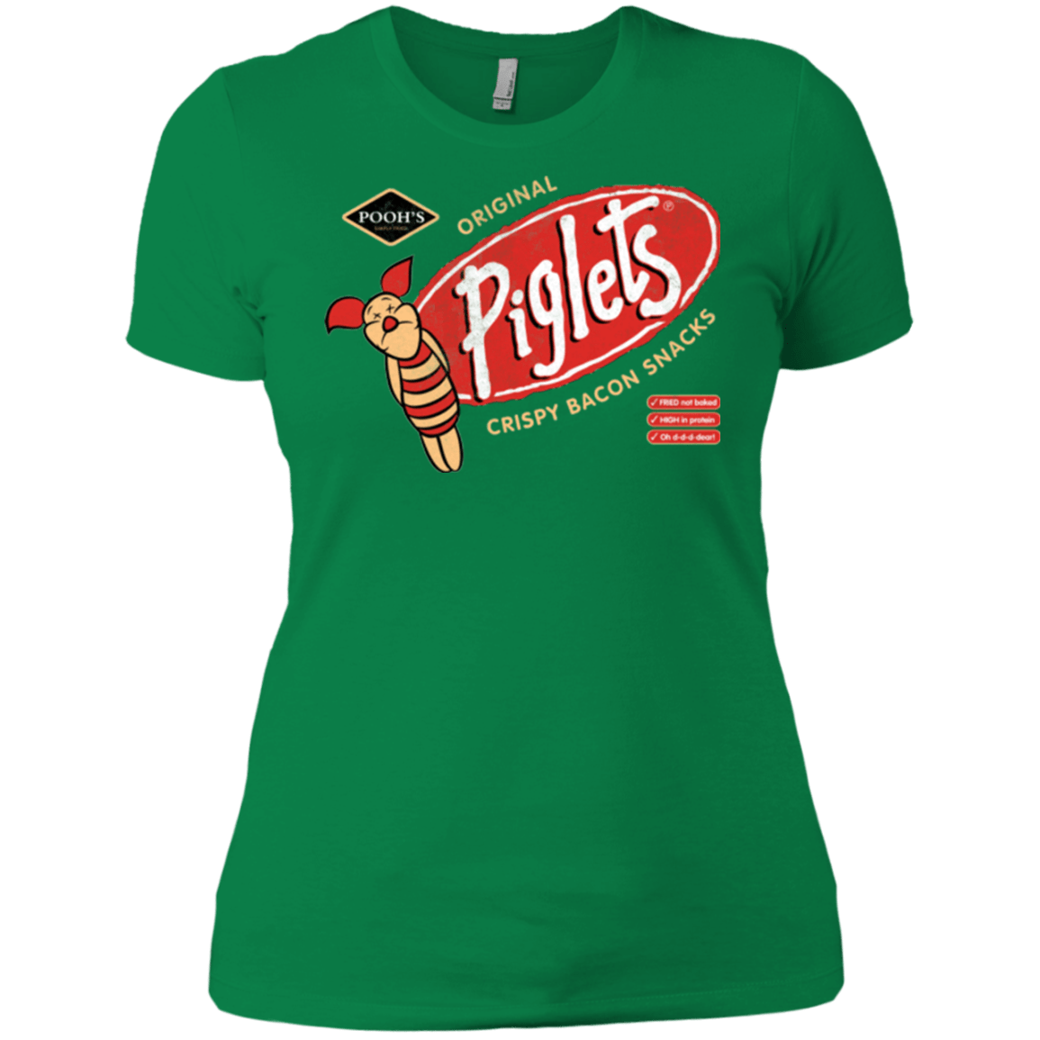 T-Shirts Kelly Green / X-Small Pigsnacks Women's Premium T-Shirt
