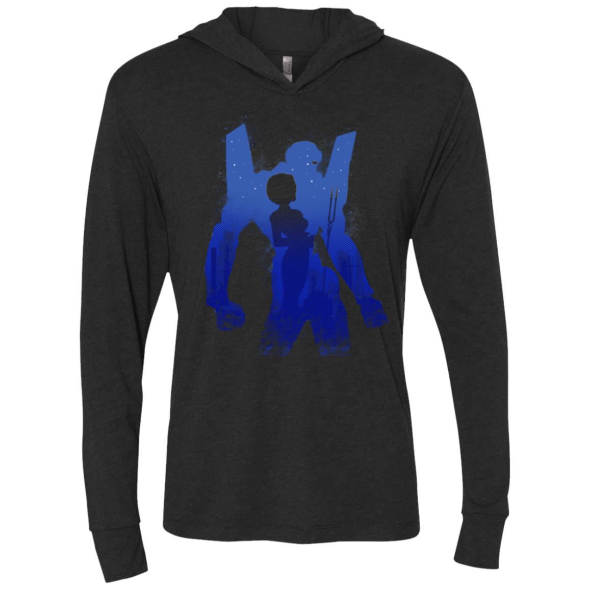 T-Shirts Vintage Black / X-Small Pilot 00 Triblend Long Sleeve Hoodie Tee