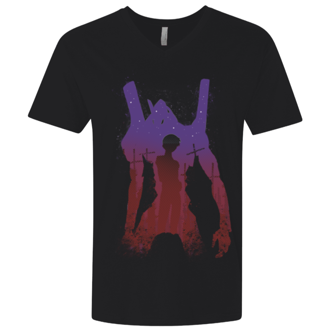 T-Shirts Black / X-Small Pilot 01 Men's Premium V-Neck