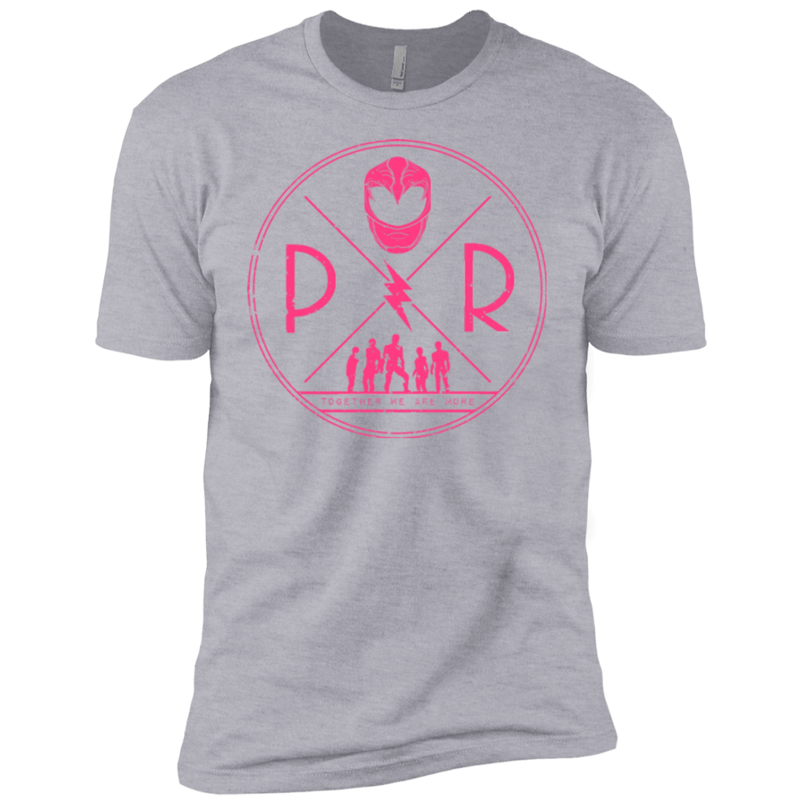 T-Shirts Heather Grey / YXS Pink Power Boys Premium T-Shirt