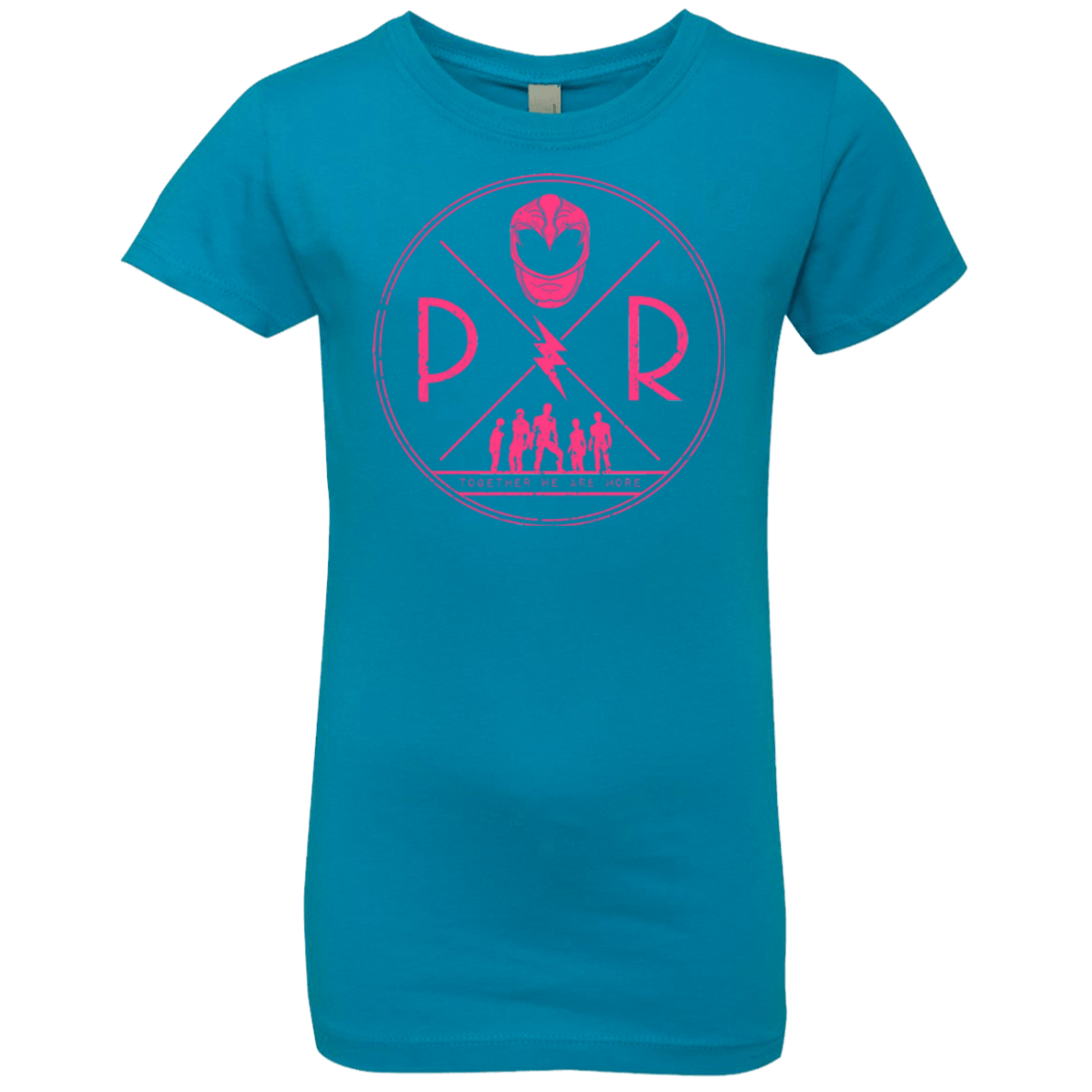 T-Shirts Turquoise / YXS Pink Power Girls Premium T-Shirt