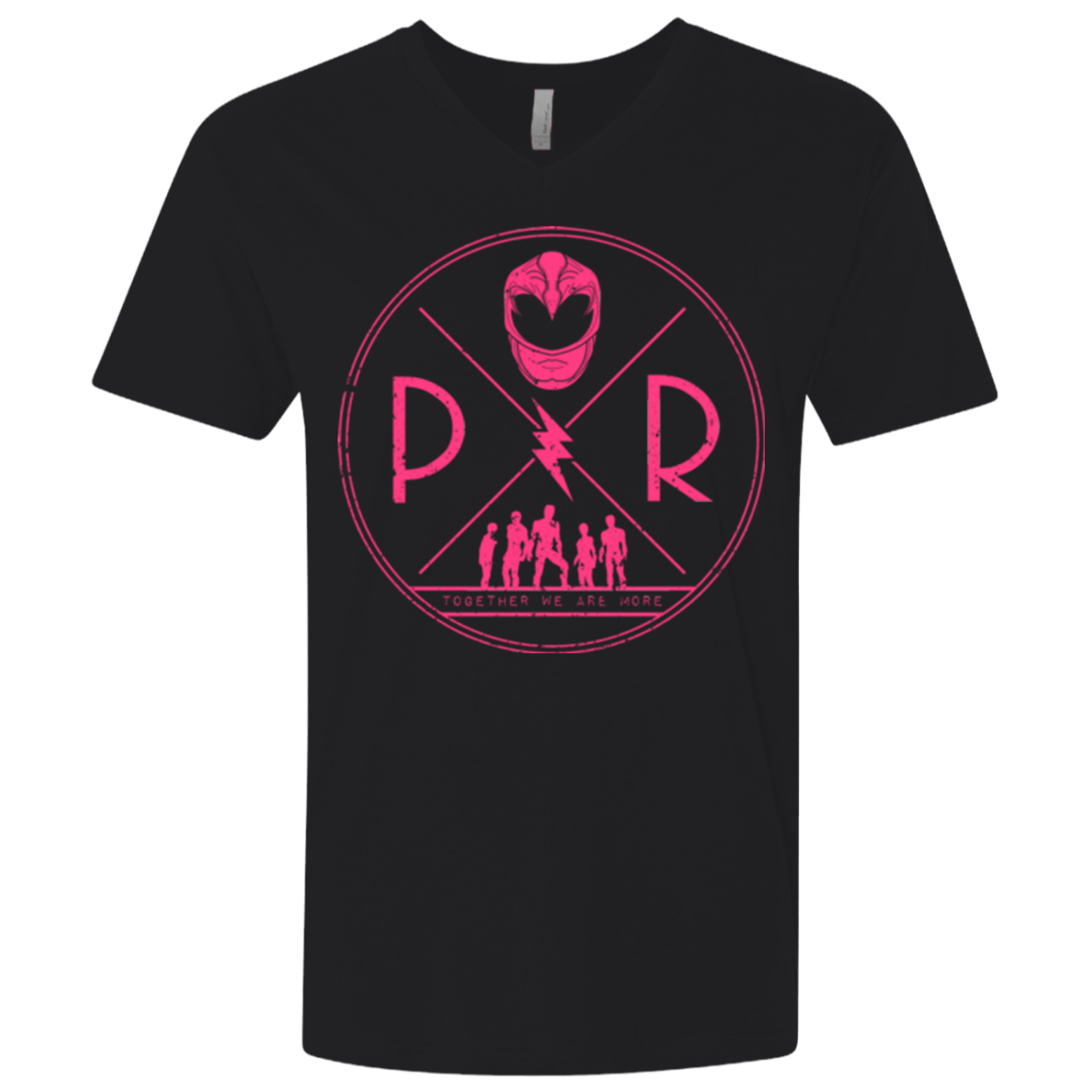 T-Shirts Black / X-Small Pink Power Men's Premium V-Neck