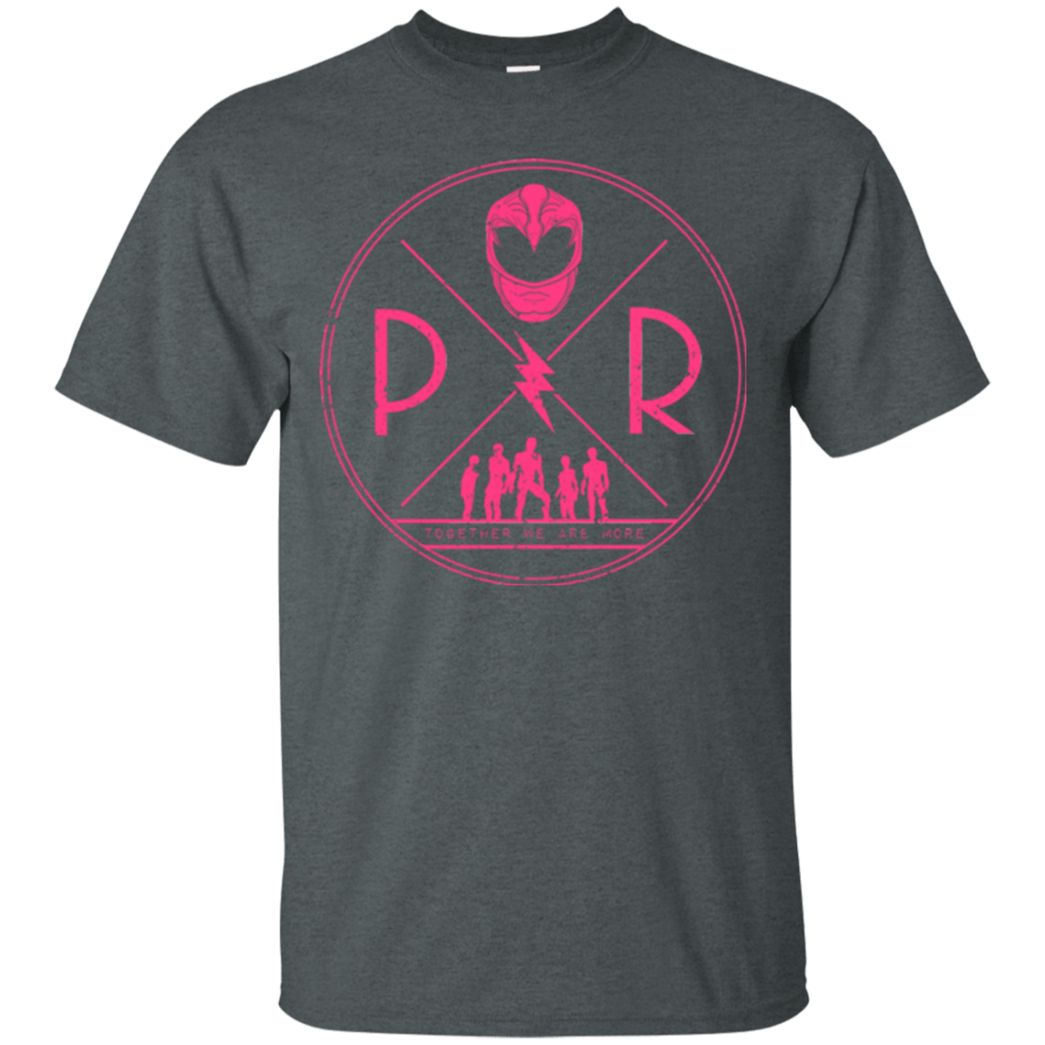 T-Shirts Dark Heather / Small Pink Power T-Shirt