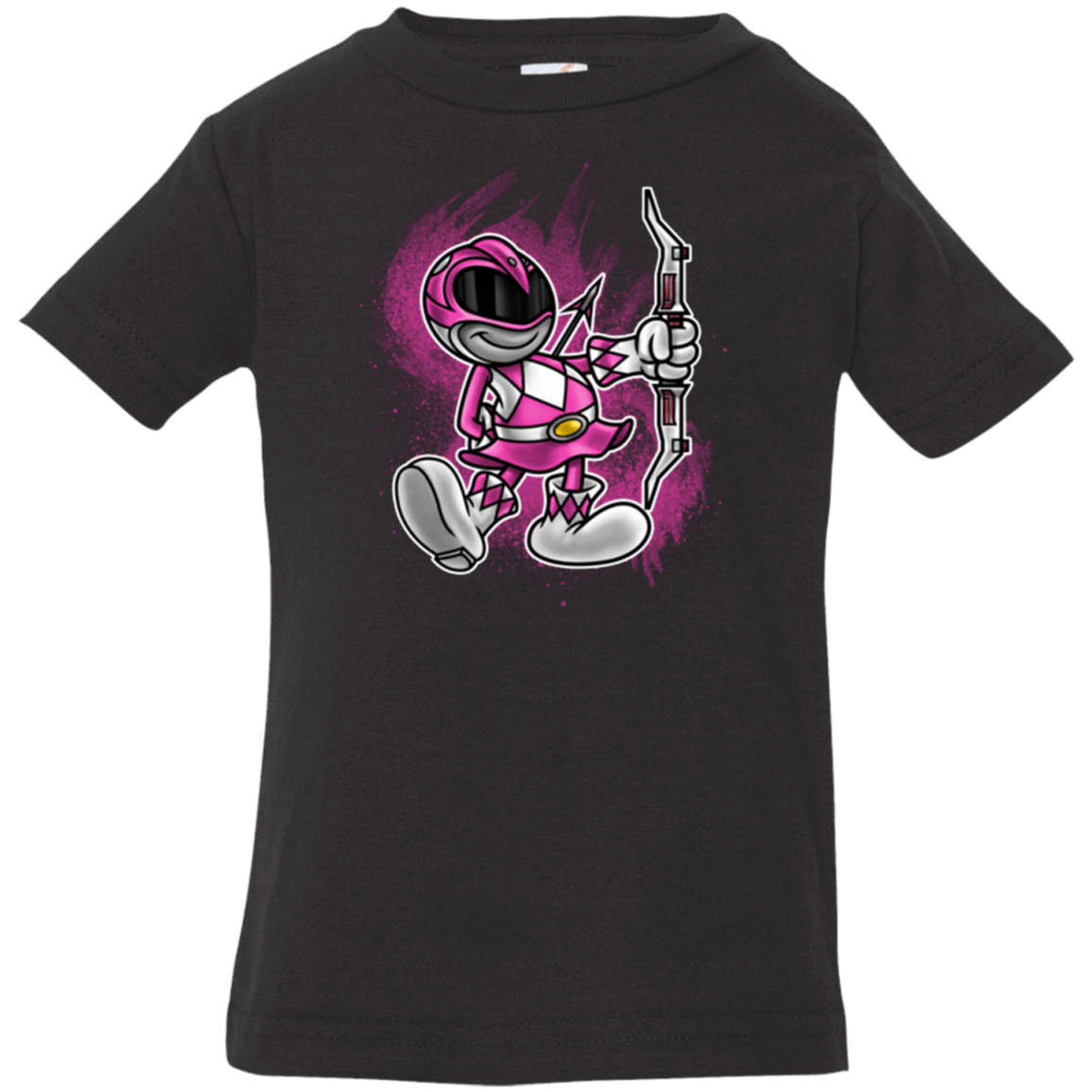 T-Shirts Black / 6 Months Pink Ranger Artwork Infant PremiumT-Shirt