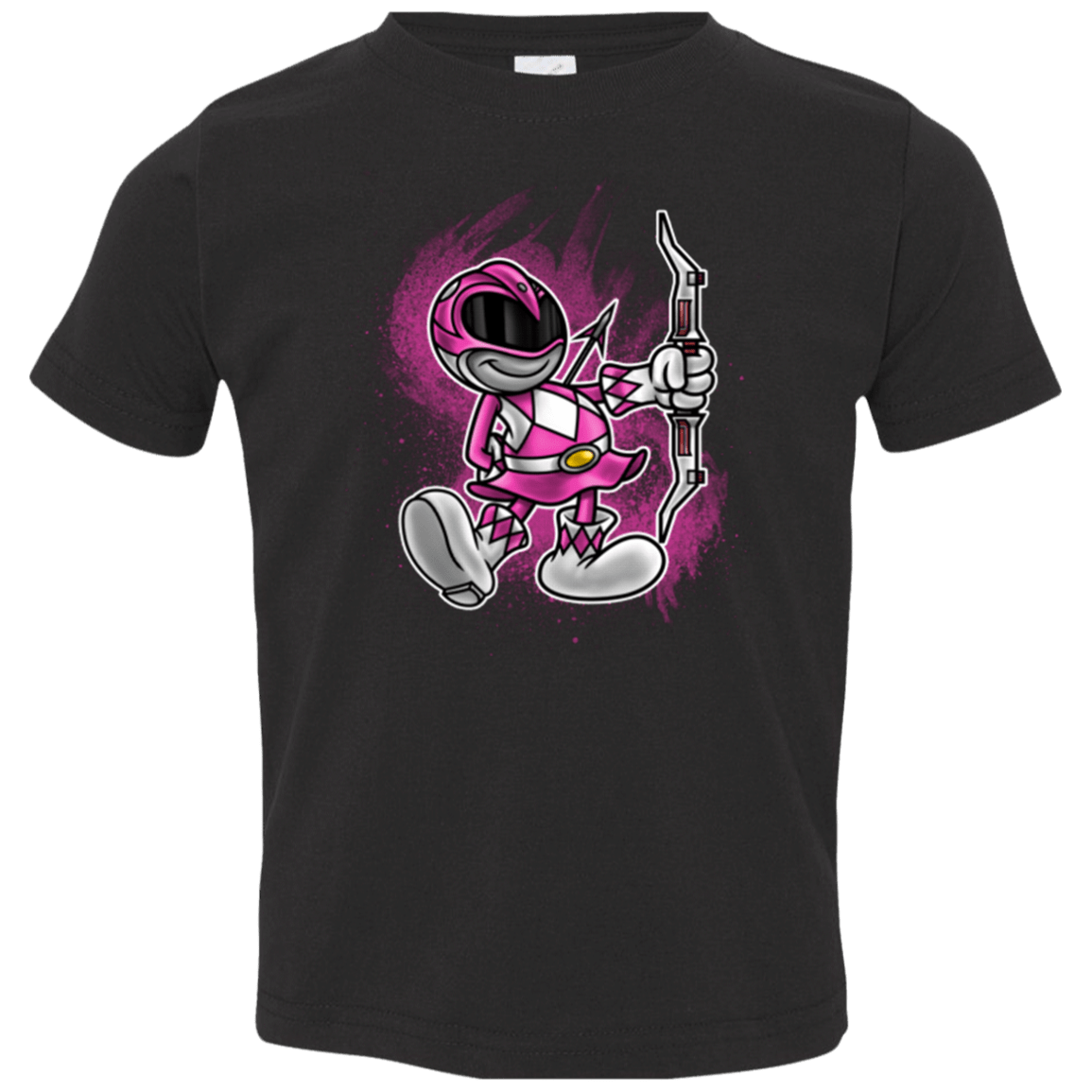 T-Shirts Black / 2T Pink Ranger Artwork Toddler Premium T-Shirt