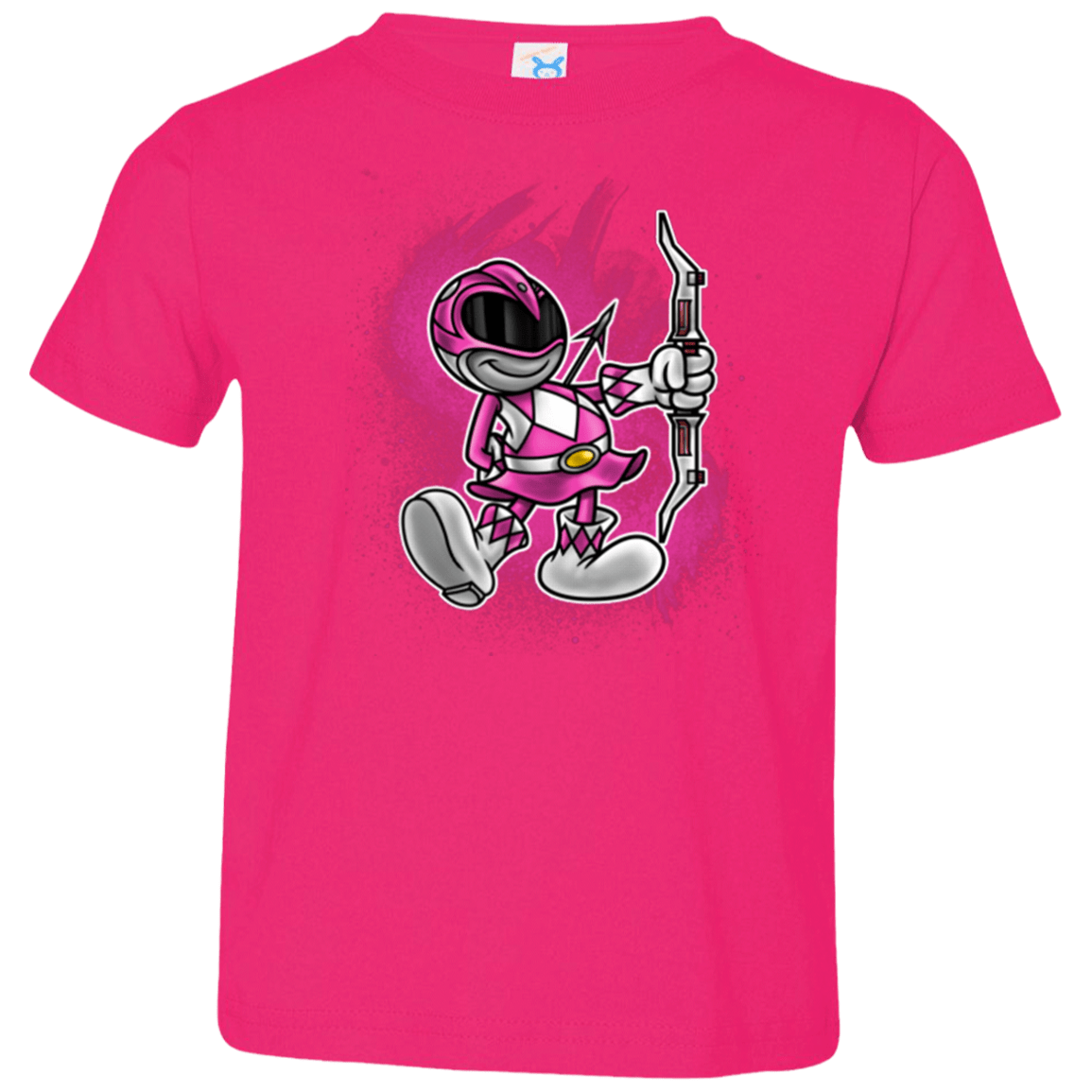 T-Shirts Hot Pink / 2T Pink Ranger Artwork Toddler Premium T-Shirt