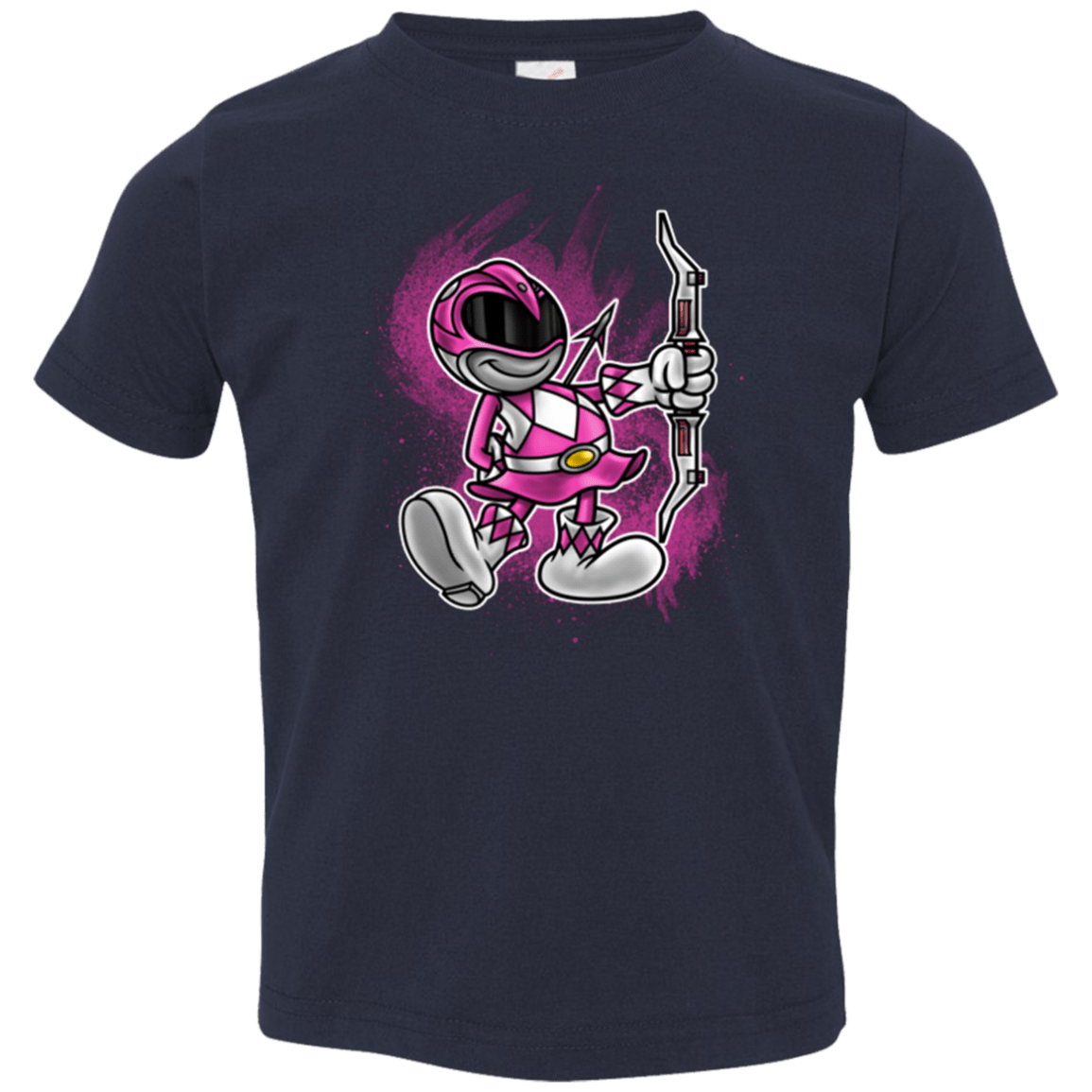 T-Shirts Navy / 2T Pink Ranger Artwork Toddler Premium T-Shirt