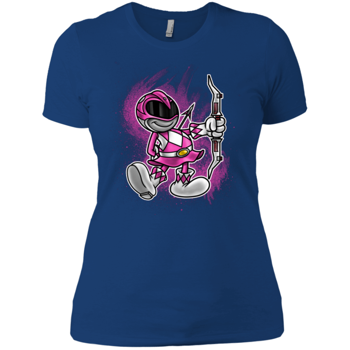 T-Shirts Royal / X-Small Pink Ranger Artwork Women's Premium T-Shirt