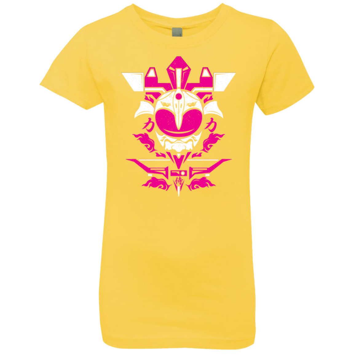 T-Shirts Vibrant Yellow / YXS Pink Ranger Girls Premium T-Shirt