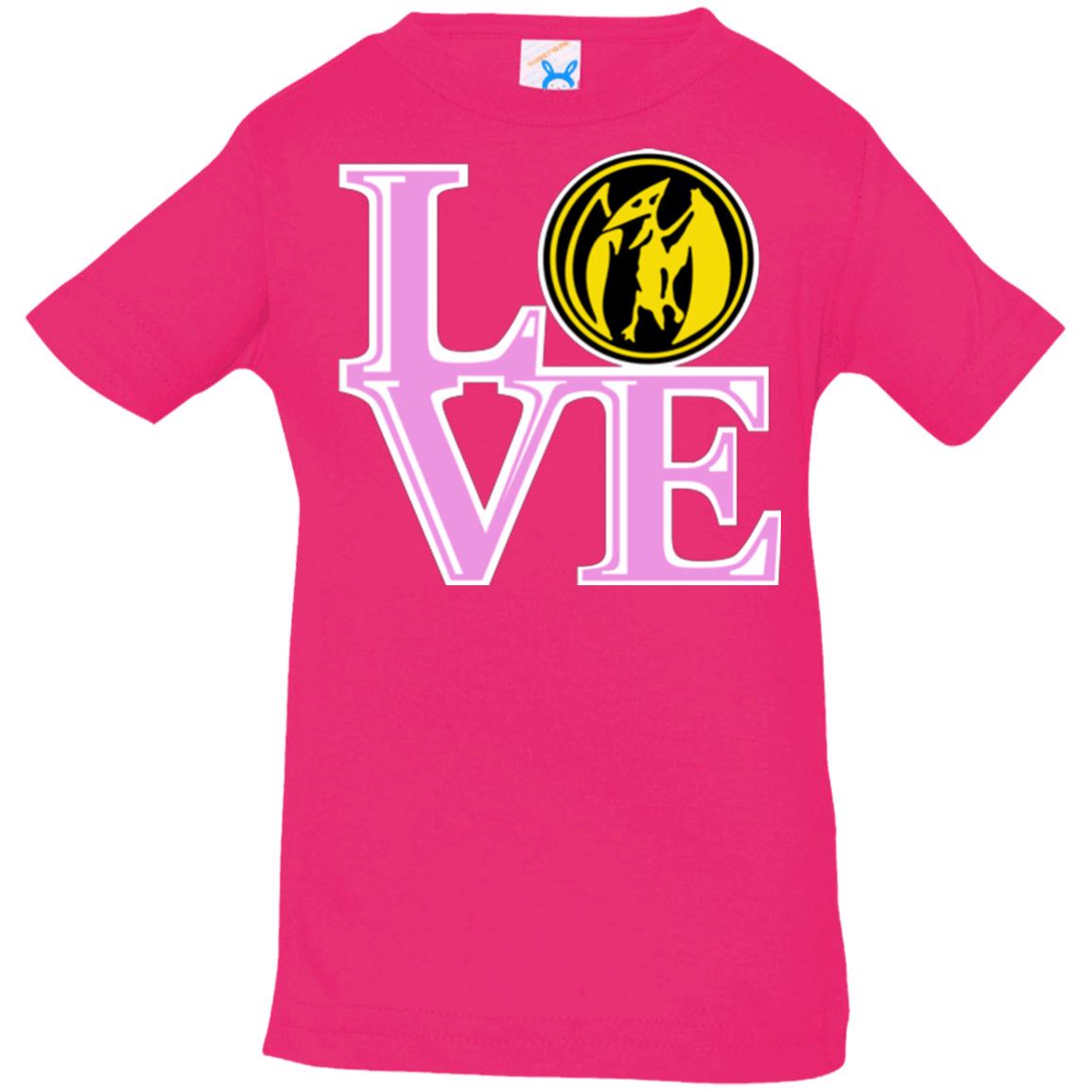 T-Shirts Hot Pink / 6 Months Pink Ranger LOVE Infant Premium T-Shirt