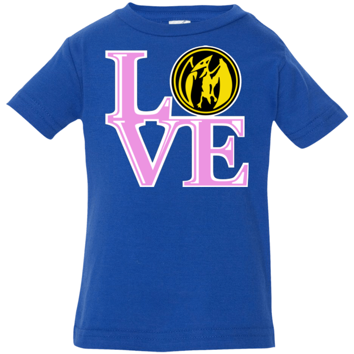 T-Shirts Royal / 6 Months Pink Ranger LOVE Infant Premium T-Shirt